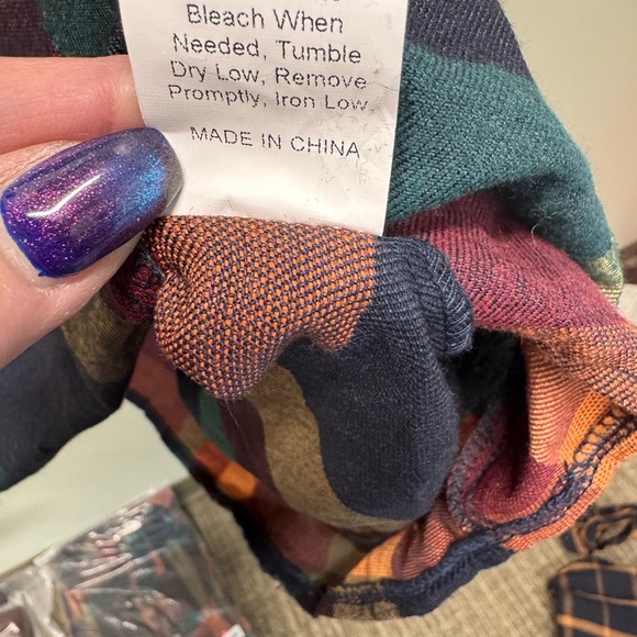 NWOT Midi length Fall Plaid Collared Dress, Button Down in Multiple Sizes - Picture 8 of 10